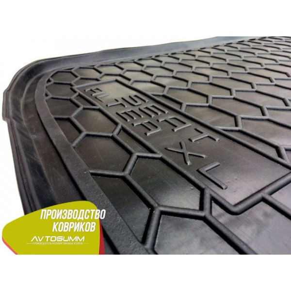 Автомобильный коврик в багажник Seat Altea XL 2006- нижняя полка / Резиновый (Avto-Gumm)