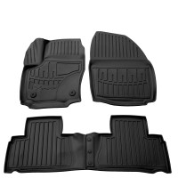 Комплект 3D ковриков в салон Ford S-Max 20011-2014 клипса FC2