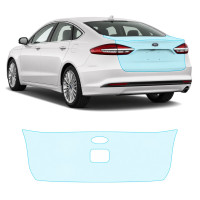 Антигравийная защитная бронепленка по лекалам для Ford Fusion (US) II facelift 2017-2020 - зона крышки багажника