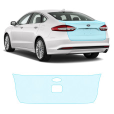 Антигравийная защитная бронепленка по лекалам для Ford Fusion (US) II facelift 2017-2020 - зона крышки багажника
