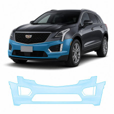 Антигравийная защитная бронепленка по лекалам для Cadillac XT5 I facelift 2020- передний бампер