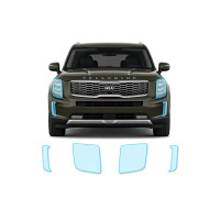Антигравійна захисна бронеплівка за лекалами для Kia Telluride I 2019- оптика (фари та ПТФ)