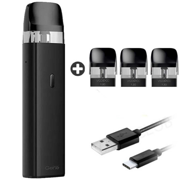 Багаторазова Pod-Набір Voopoo Vinci SE 900mAh 2мл (Картриджей 1.2 ОМ 3 шт) Midnight Black