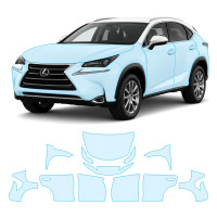 Антигравийная защитная бронепленка по лекалам для Lexus NX AZ10 2014-2017 - полный кузов
