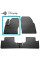 Водительский 3D коврик для FORD C-Max клипса FC2 2011-