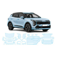 Антигравійна захисна бронеплівка за лекалами для Kia Sportage NQ5 facelift 2025 - повний кузов