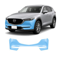Антигравийная защитная бронепленка по лекалам для Mazda CX-5 KF 2017-2022 - передний бампер