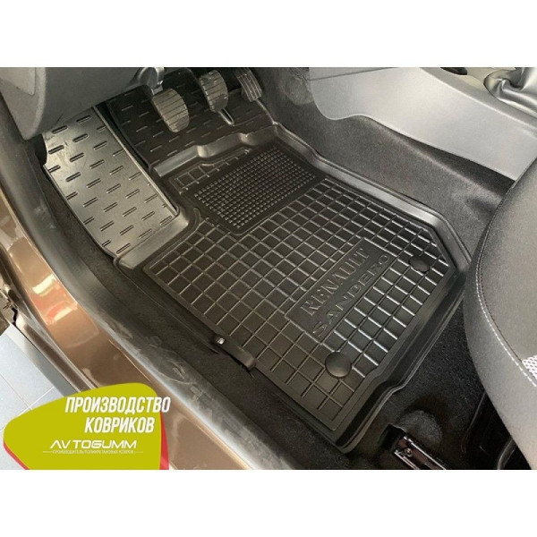 Передние коврики в автомобиль Renault Sandero 2013- (Avto-Gumm)