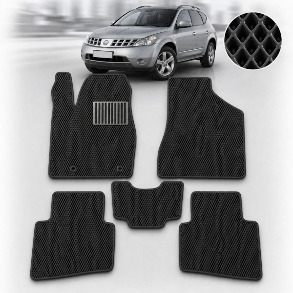 Килимки у салон EVA для Nissan Murano Z50 2002-2008 з підп'ятником 5 шт