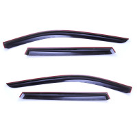 Дефлекторы окон ветровики Renault Clio Symbol II 1998-2005 Cкотч 3M Acryl-Auto