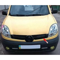Зимняя накладка на решетку радиатора / 3 Спицы / Renault Kangoo 06-07 Матовая FLY