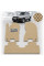 Коврики в салон EVA для Kia Sportage II МКП 2004-2010 с подпятником Бежевые 5 шт