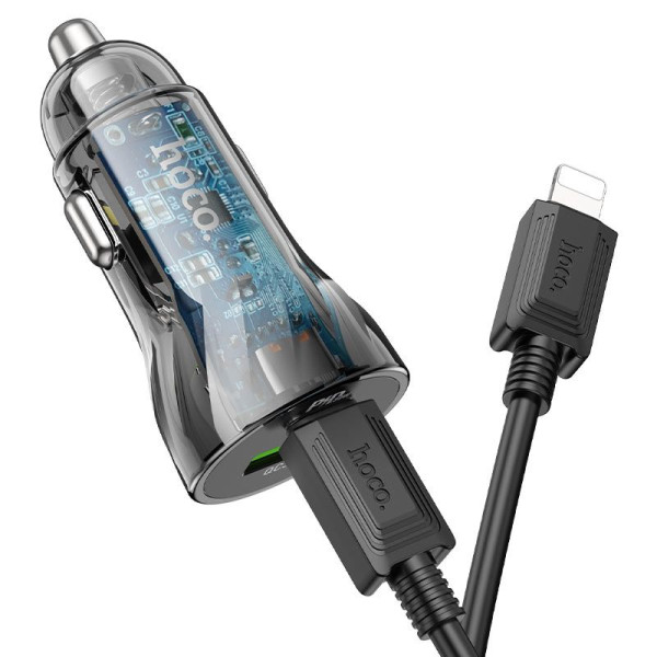 Автомобильное зарядное устройство Z47A PD30W + QC3.0 набор с кабелем USB (Оригинал)