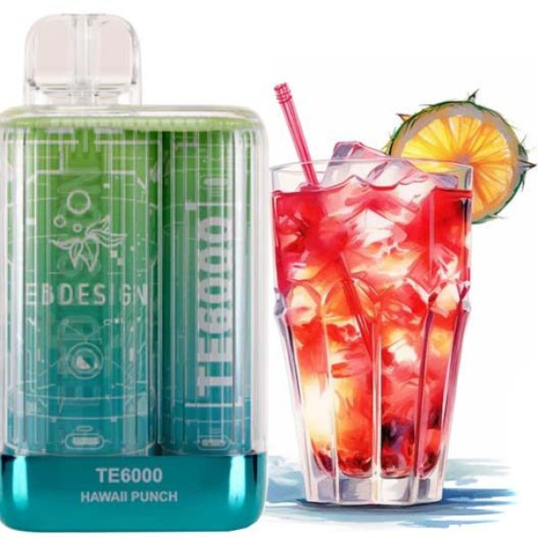 Elf Bar TE6000 Преміум POD 4% Hawaii Punch Гавайський Пунш