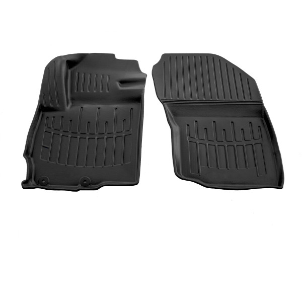 Передние 3D коврики для Mitsubishi Outlander 2012-2020 / Высокий борт