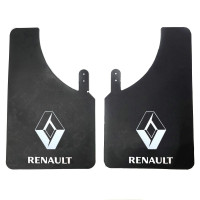 Брызговики универсальные Renault надпись и лого 440 x 270 мм Speed Master 2 шт