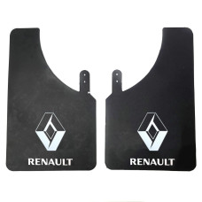 Брызговики универсальные Renault надпись и лого 440 x 270 мм Speed Master 2 шт