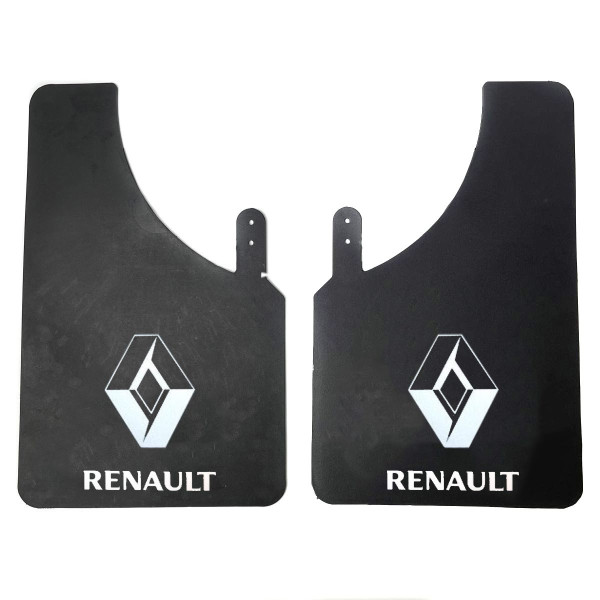 Брызговики универсальные Renault надпись и лого 440 x 270 мм Speed Master 2 шт