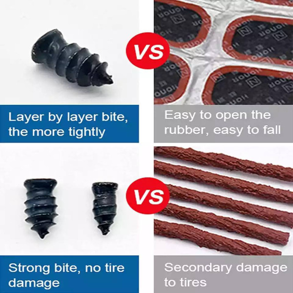 Саморіз для ремонту шин покришок Tire Repair Plastic Nail 10 шт