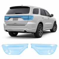 Антигравийная защитная бронепленка по лекалам для Dodge Durango WD/WK2 facelift 2021- задние фонари стопы
