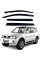 Дефлектори вікон ветровики для Mitsubishi Pajero Wagon IV 2006- Скотч 3M Voron Glass