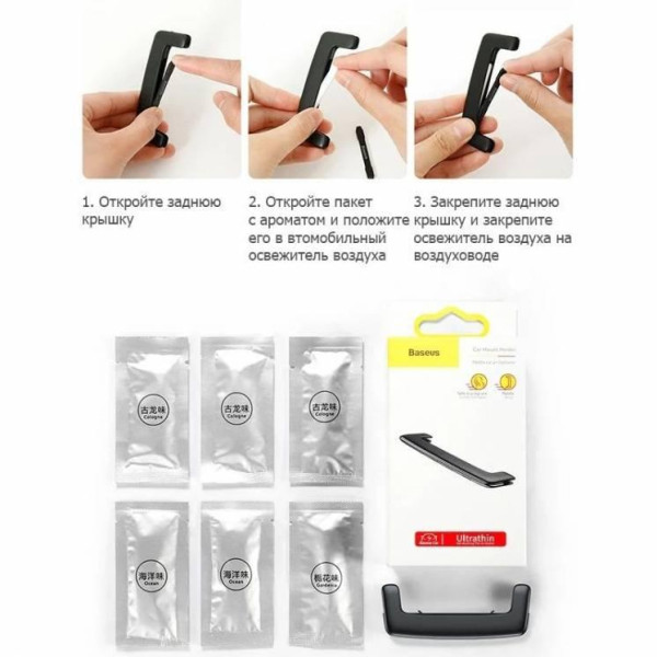 Автомобильный ароматизатор Baseus Paddle car air freshener SUXUN-BP