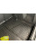 Автомобильный коврик в багажник Renault Duster 2019,5- 2WD / Резино - пластик