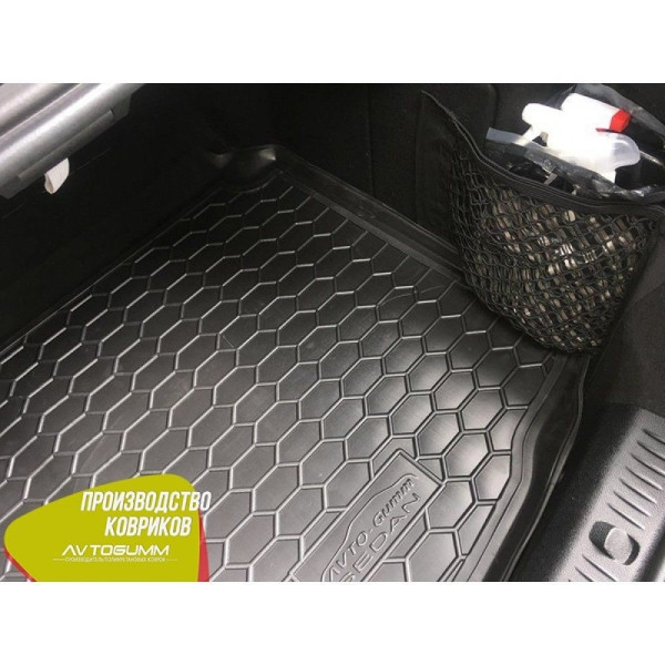 Автомобильный коврик в багажник Mercedes E W213 2016- Резино - пластик