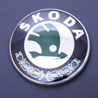Эмблема для Skoda 88 мм скотч 3М Польша (OEM 6Y9853621)