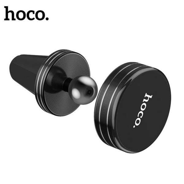 Автодержатель для телефона магнитный HOCO DCA5, на воздуховод Black