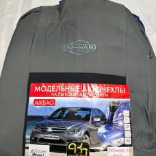 Чехлы на сидения модельные Nissan Primera (P12) 2002-2007 Полный Комплект