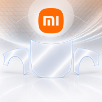 Антигравійна захисна бронеплівка за лекалами для Xiaomi SU7 I 2024- капот і передні крила