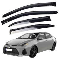 Дефлектори вікон вітровики Toyota Corolla 2012-2019 Voron Glass