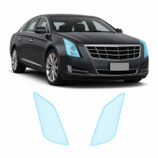 Антигравійна захисна бронеплівка за лекалами для Cadillac XTS I 2013-2019 - оптика (фари та ПТФ)