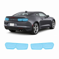 Антигравийная защитная бронепленка по лекалам для Chevrolet Camaro VI facelift 2019-2024 - задние фонари стопы