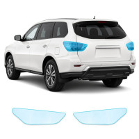 Антигравийная защитная бронепленка по лекалам для Nissan Pathfinder R52 facelift 2017-2020 - задние фонари стопы