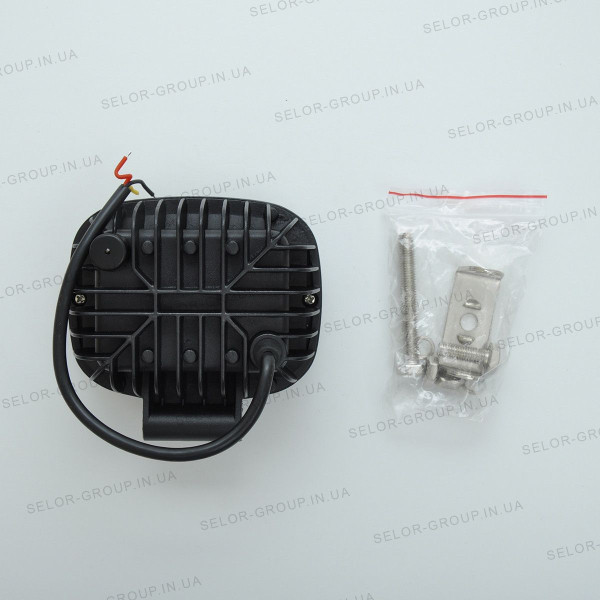 Додаткова LED фара Лінзована з ДХО 120х100х60 мм 45W 5W*3