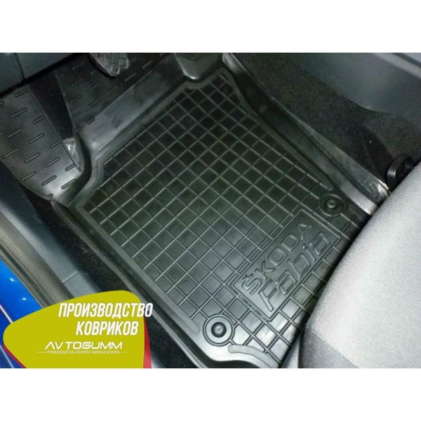 Автомобільні килимки в салон Skoda Fabia 3 2015- (Avto-Gumm)