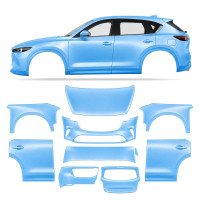 Антигравійна захисна бронеплівка за лекалами для Mazda CX-5 KF facelift 2022- повний кузов