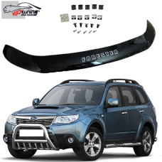 Дефлектор капоту мухобійка для Subaru Forester 2008-2012 Євро Кріплення (Vip Tuning)