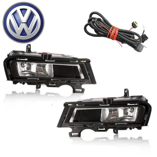 LED Противотуманные фары для Volkswagen Golf VII 2013-2019 H11 12V 55W с проводкой Комплект (VW-763)