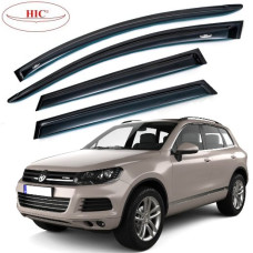 Дефлектори вікон вітровики HIC для Volkswagen Touareg II 2010-2018 Оригінал (VW41)