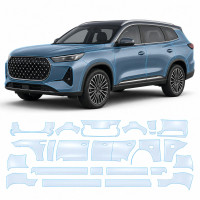 Антигравійна захисна бронеплівка за лекалами для Chery Tiggo 8 Pro Max (PHEV) I 2024- повний кузов