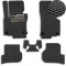 Килимки в салон EVA для Volkswagen Golf VI 2008-2012 з підп'ятником Чорні-Сірий кант 5 шт