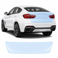 Антигравийная защитная бронепленка по лекалам для BMW X6 F16 2014-2019 - зона крышки багажника