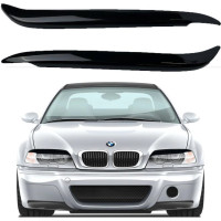 Реснички фар для Bmw 3 (E46) 1998-2001 Седан Voron Glass