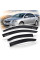 Дефлекторы окон ветровики для Toyota Avensis II 2003-2009 Седан Скотч 3M Voron Glass