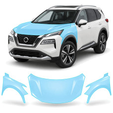 Антигравийная защитная бронепленка по лекалам для Nissan Rogue / X-Trail T33 2021- капот и передние крылья