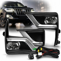 LED Противотуманные фары для Toyota Prado FJ150 2017- 12V 6W с проводкой Комплект (TY-946LED-3)