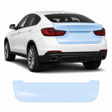 Антигравийная защитная бронепленка по лекалам для BMW X6 E71 2008-2014 - зона крышки багажника